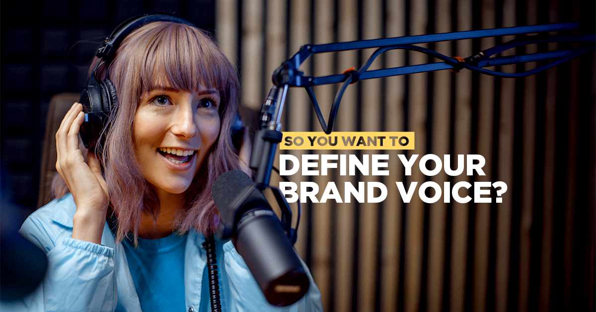 Define your brand voice