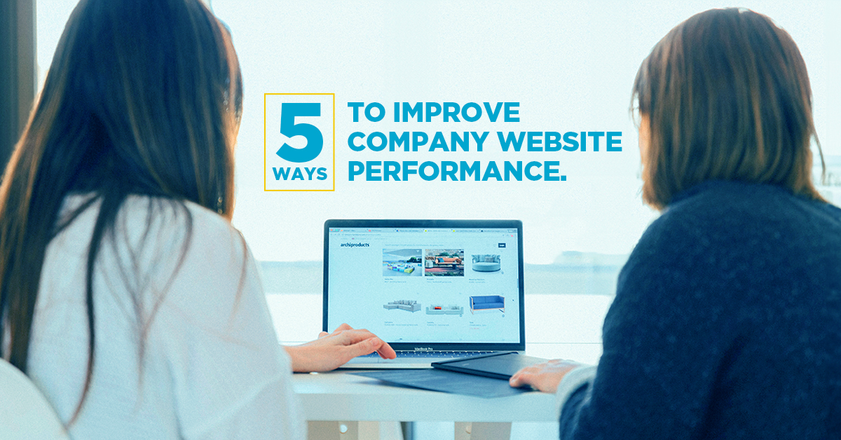Improve company website performance